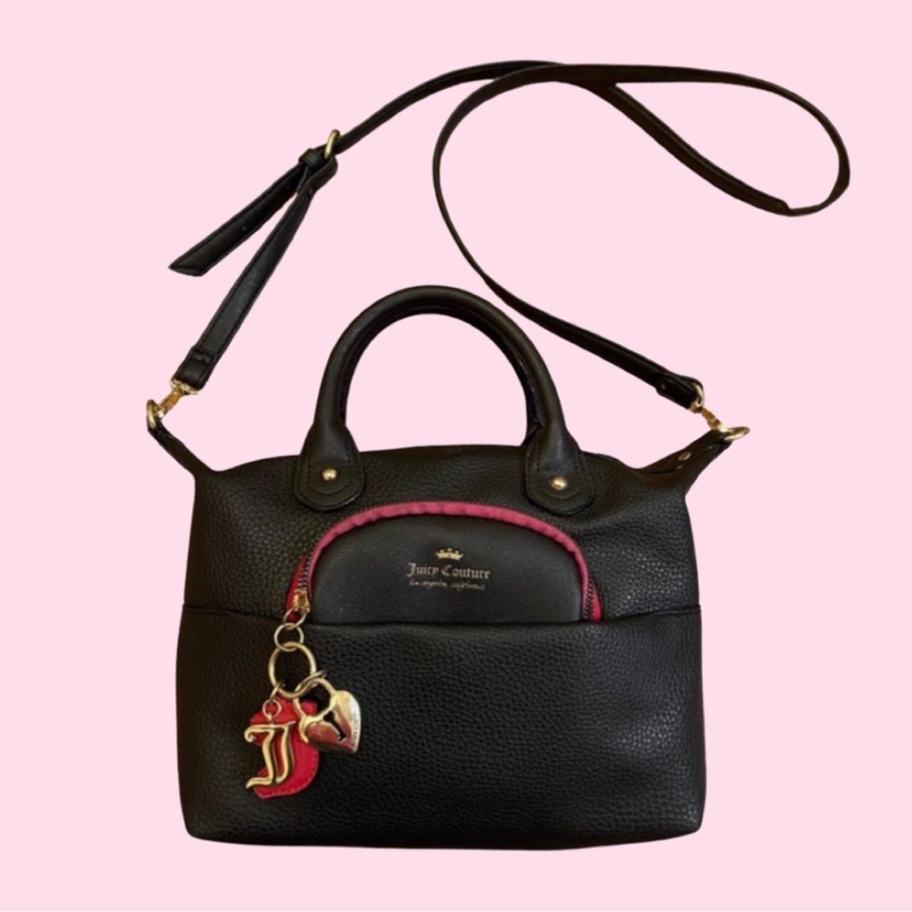 Juicy Couture “Charm School” Black Satchel